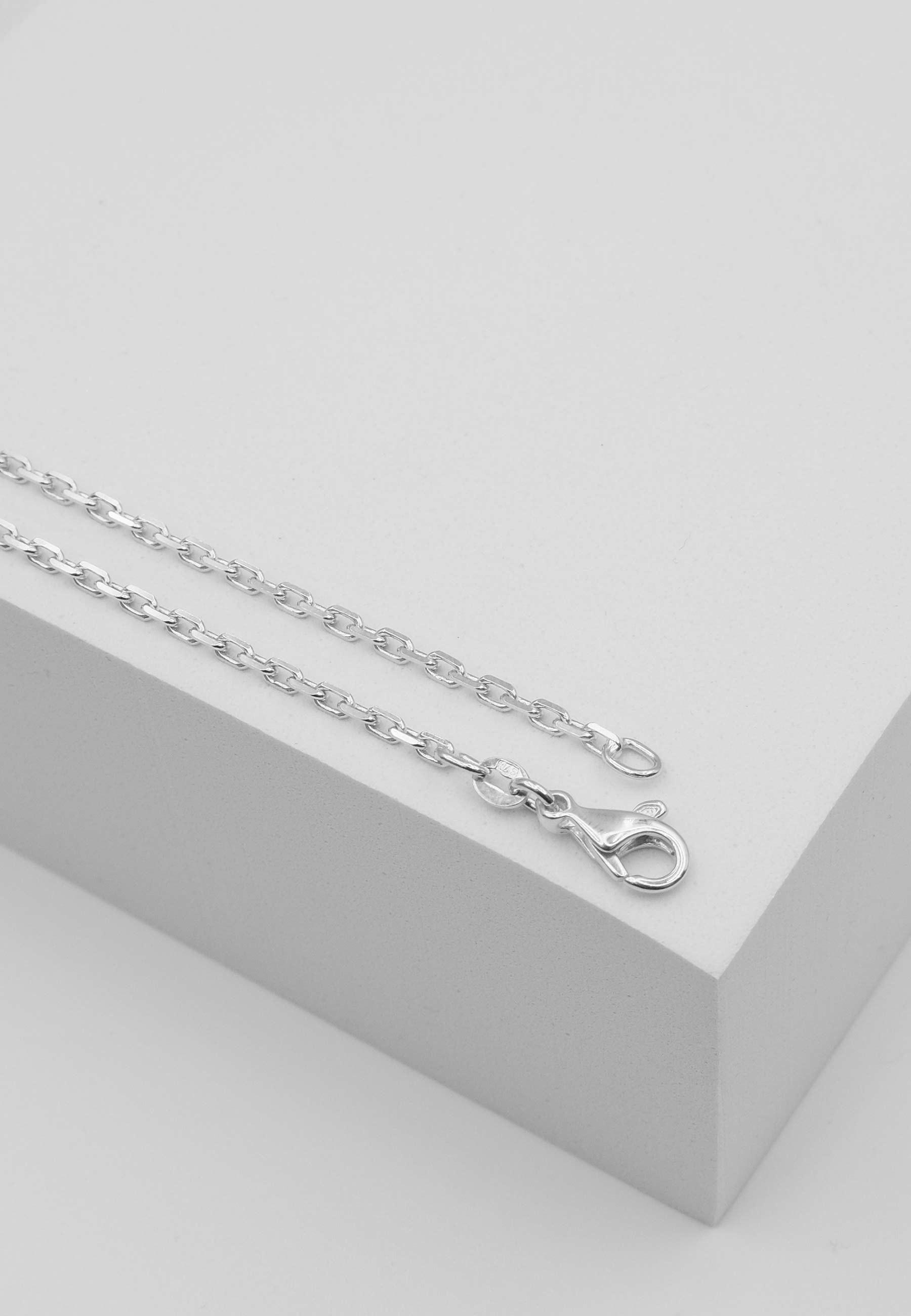 Image of Collier Anker Weissgold 750, 2mm, 50cm Damen Silber 50 CM