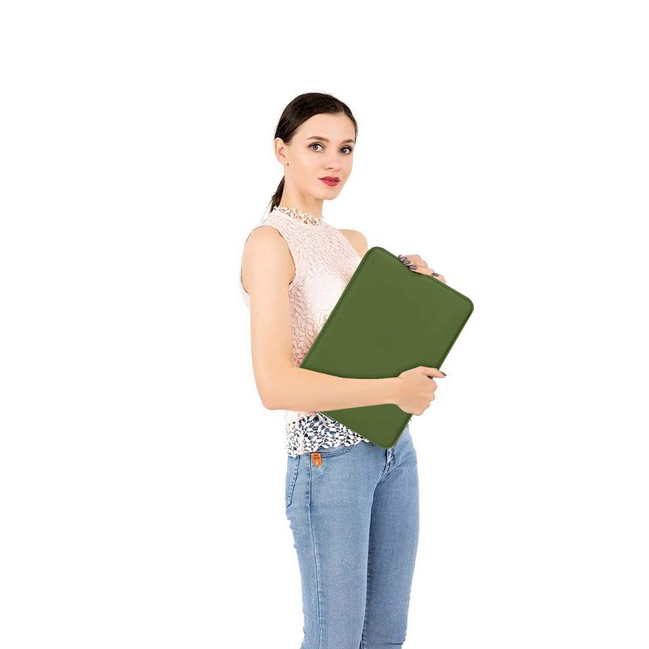 Only-bags.store Housse en néoprène pour ordinateur portable avec petite pochette  