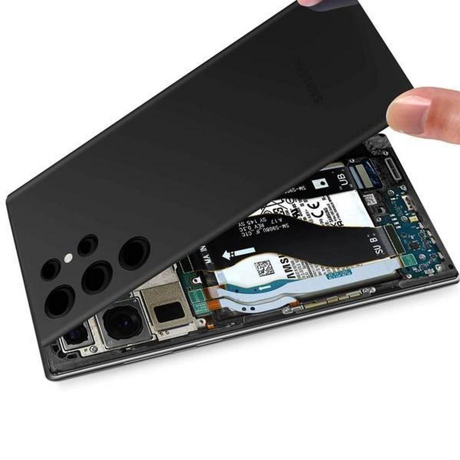 SAMSUNG  Cache Batterie Galaxy S22 Ultra Noir 