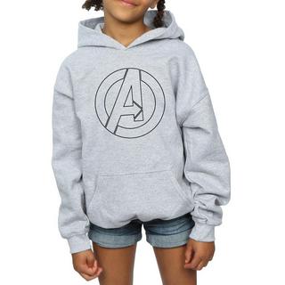 MARVEL  Avenegers Assemble A Logo Outline Kapuzenpullover 