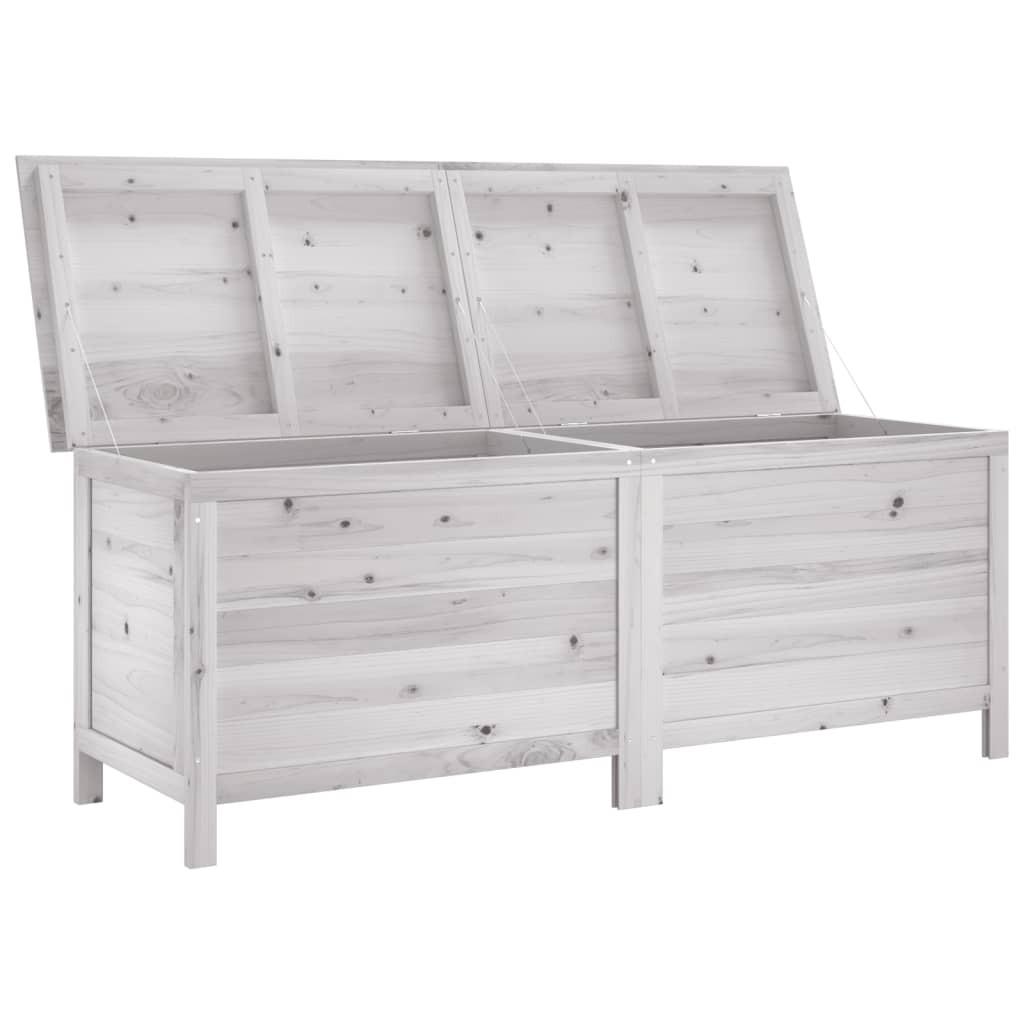 VidaXL Boîte de rangement de jardin bois d'ingénierie  