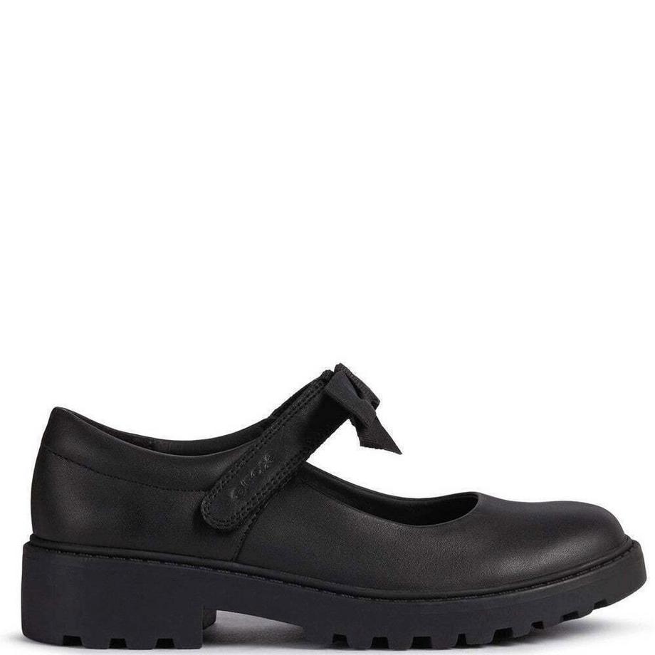 GEOX Casey Ballerina Chaussures d'uniforme scolaire avec nœud  