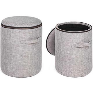 mutoni Pouf Radmila mit Stauraum 2er-Set  