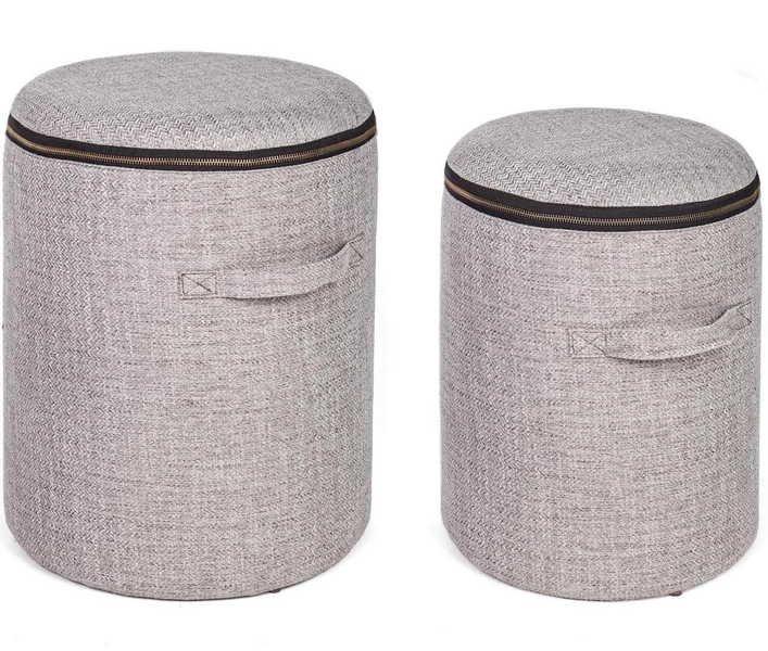 mutoni Pouf Radmila mit Stauraum 2er-Set  