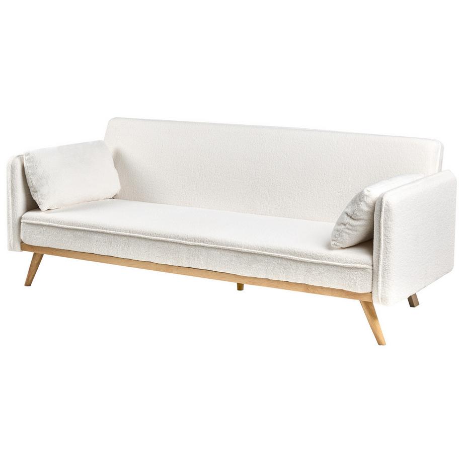 Beliani Schlafsofa aus Bouclé  ASAA  