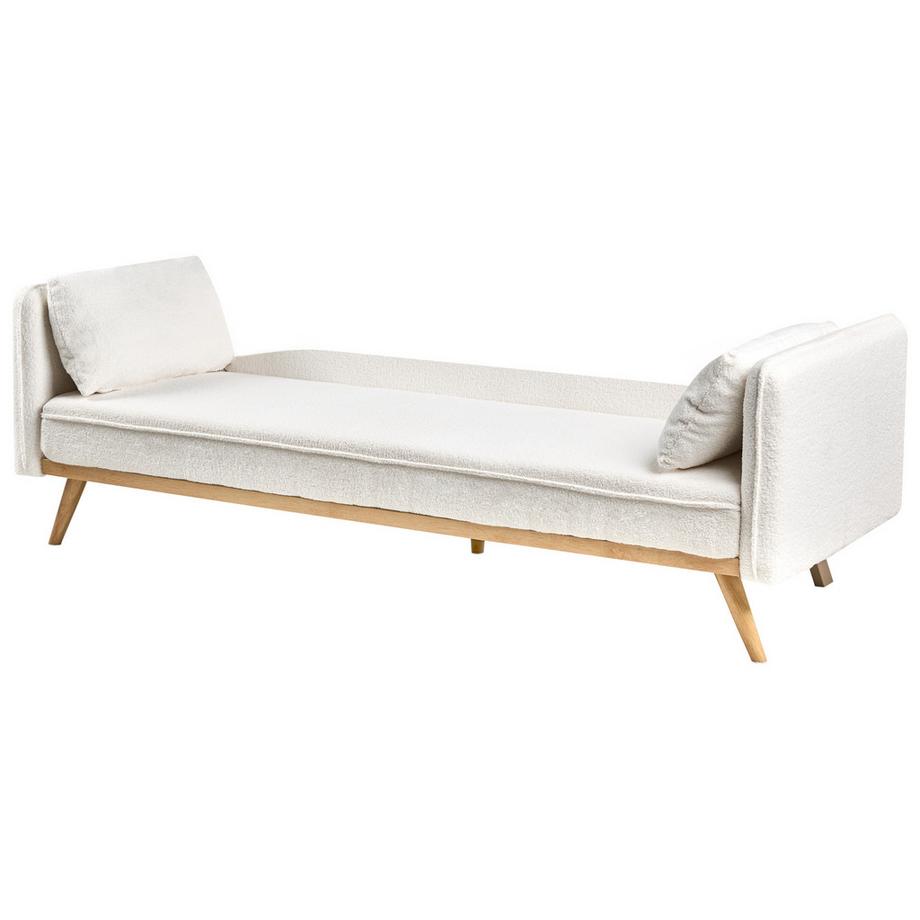 Beliani Schlafsofa aus Bouclé  ASAA  