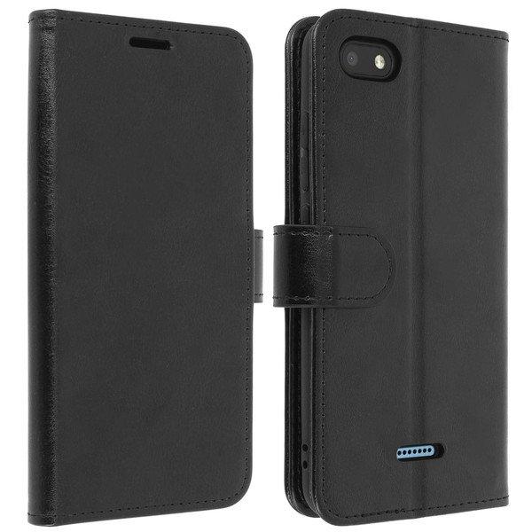 Image of Xiaomi Redmi 6A Vintage Case Schwarz