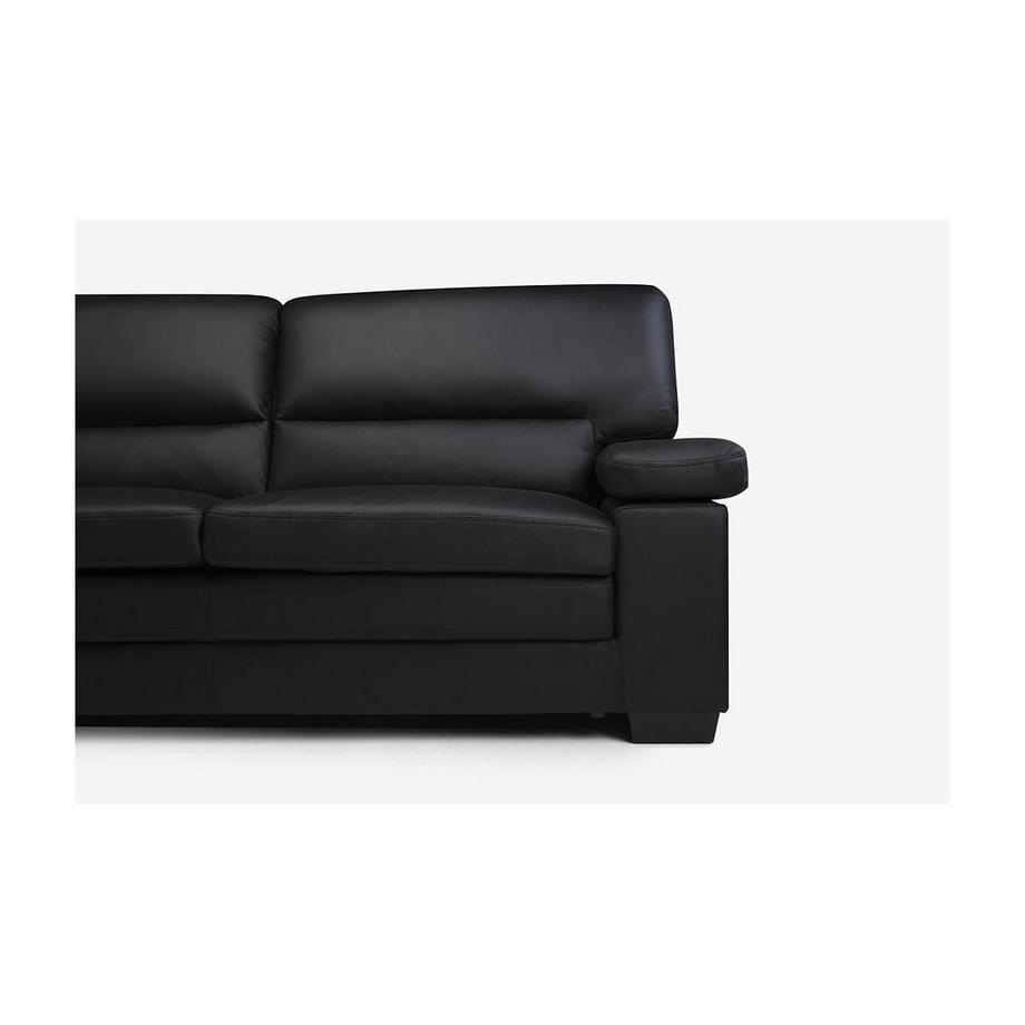 Vente-unique Couchgarnitur Leder 3+1 MIMAS Büffelleder  