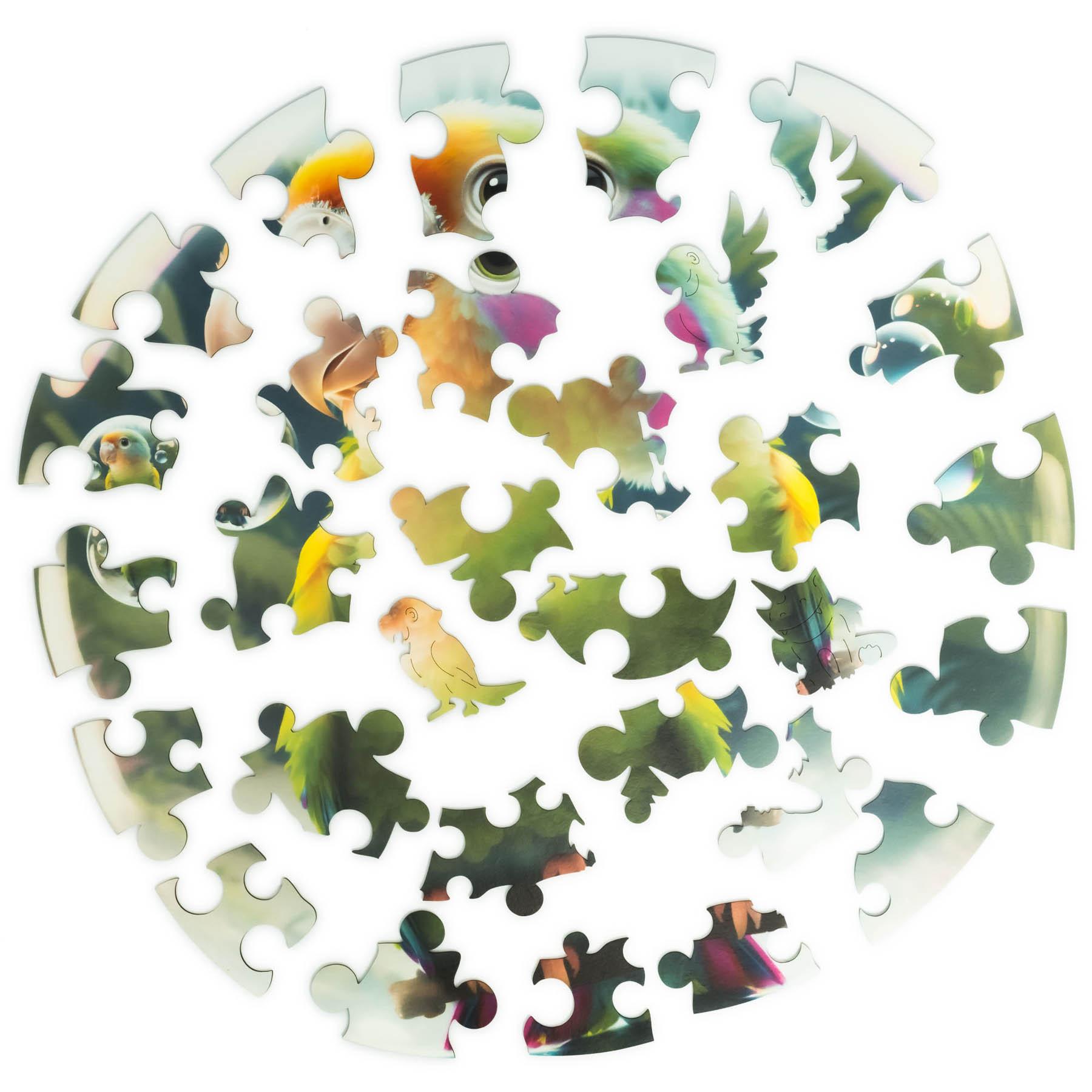 Unidragon  Bubblezz perroquet (30 pièces) - Puzzle en bois pour enfants 