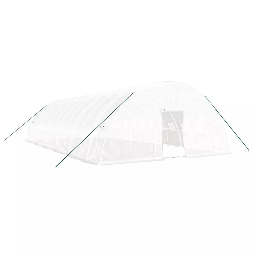 VidaXL - Gewächshaus polyethylen, One Size, Weiss