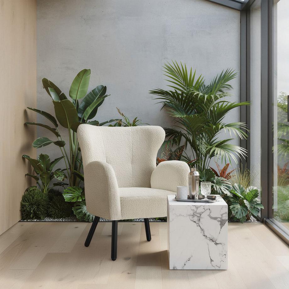 Tectake Tavolino da caffè Lasley Design minimalista  