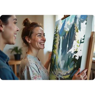 B2X Malen nach Zahlen 40x50 cm Berglandschaft Massido  