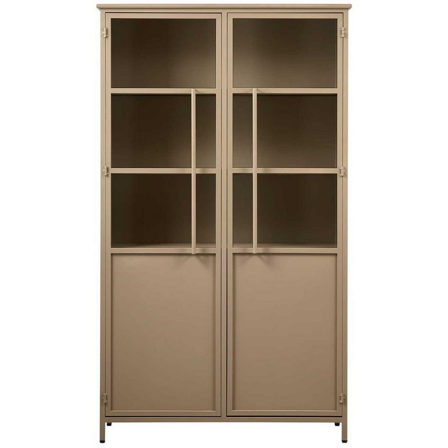 mutoni Vitrinenschrank Exhibit khaki 99x170  