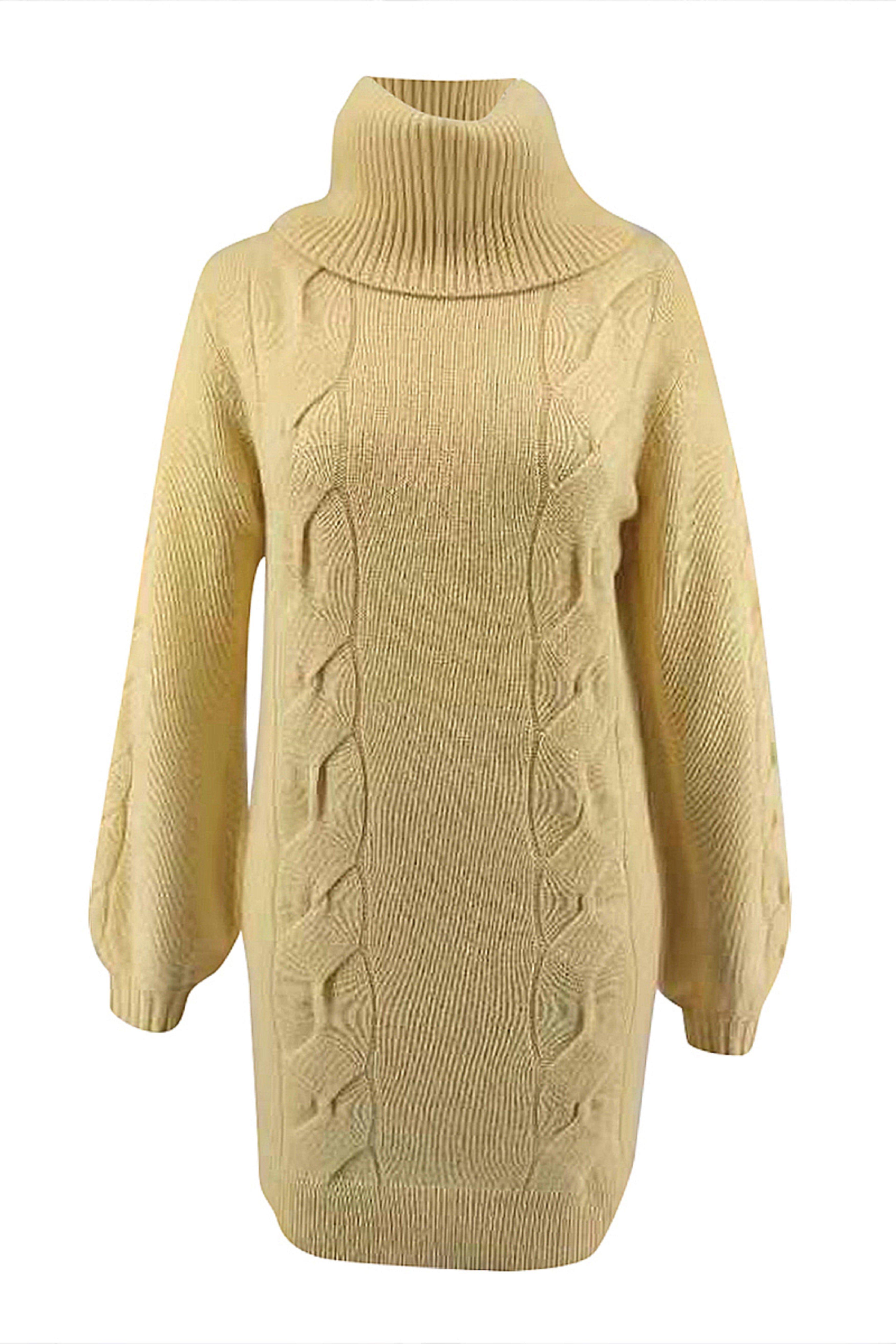 Image of Rollkragenpullover Aus Kaschmir Unisex Gelbgold L
