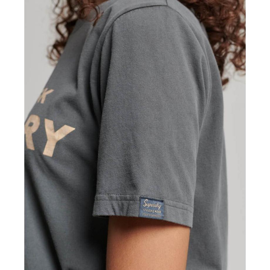 Superdry T-Shirt Luxe Metallic  