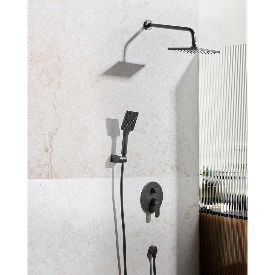 Beliani Einbau-Duschset mit Regendusche aus Messing Modern GUARATUBA  