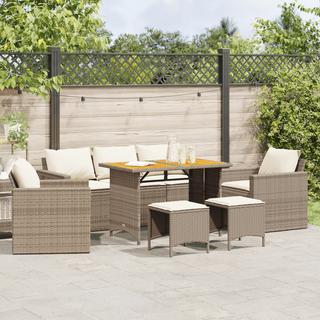 VidaXL Garten sofagarnitur poly-rattan  