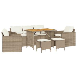 VidaXL Garten sofagarnitur poly-rattan  