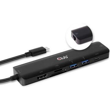 CSV-1592 replicatore di porte e docking station per notebook USB 3.2 Gen 1 (3.1 Gen 1) Type-C Nero
