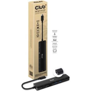 Club3D  CSV-1592 station d'accueil USB 3.2 Gen 1 (3.1 Gen 1) Type-C Noir 
