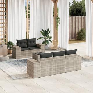 VidaXL set divano da giardino Polirattan  