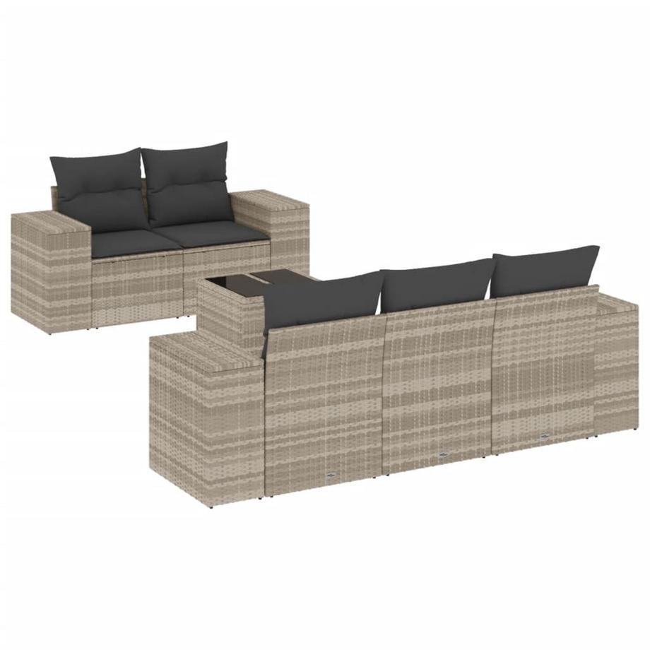 Garten sofagarnitur poly-rattan