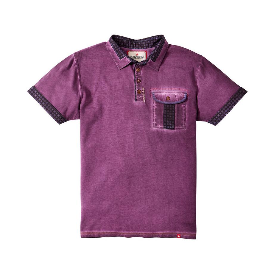 Joe Browns Poloshirt Acid Wash Vintage Look  