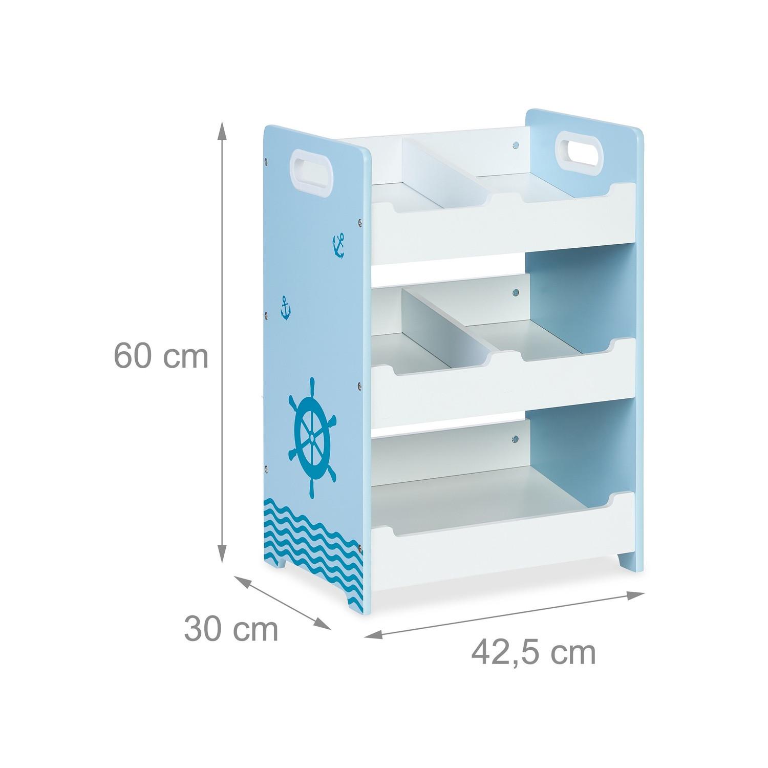 B2X Etagère pour enfants avec 5 compartiments  