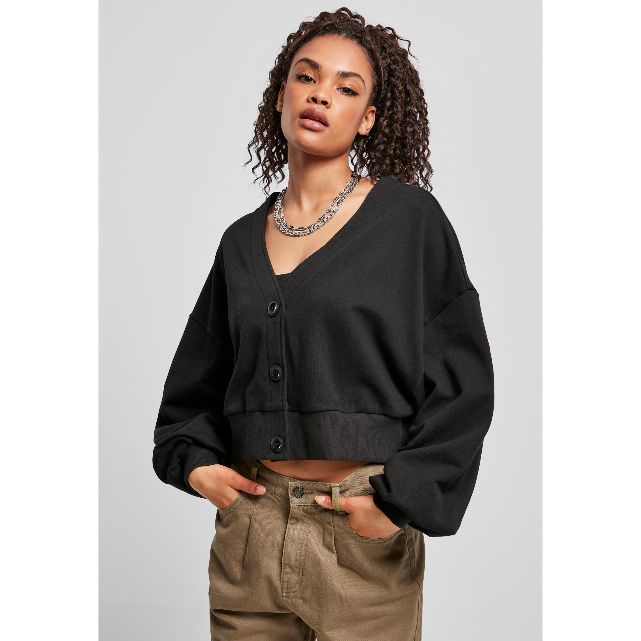 Image of Strickjacke, Organic Oversized Shorts Terry Unisex S