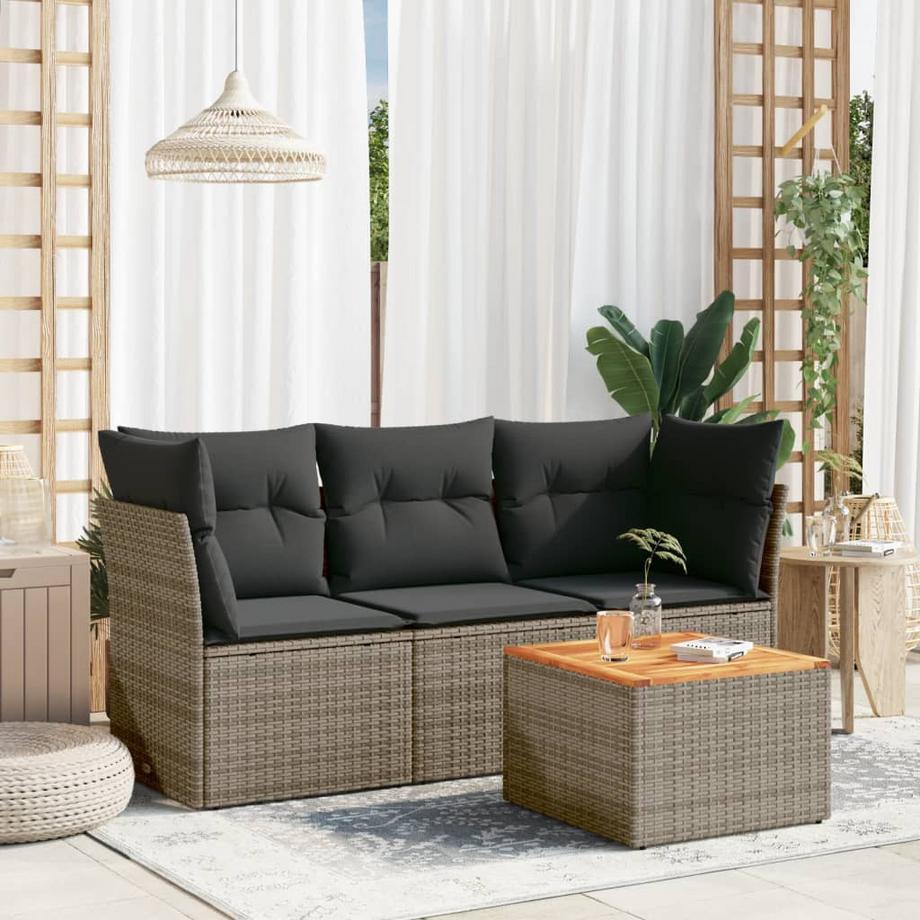 VidaXL Garten sofagarnitur poly-rattan  
