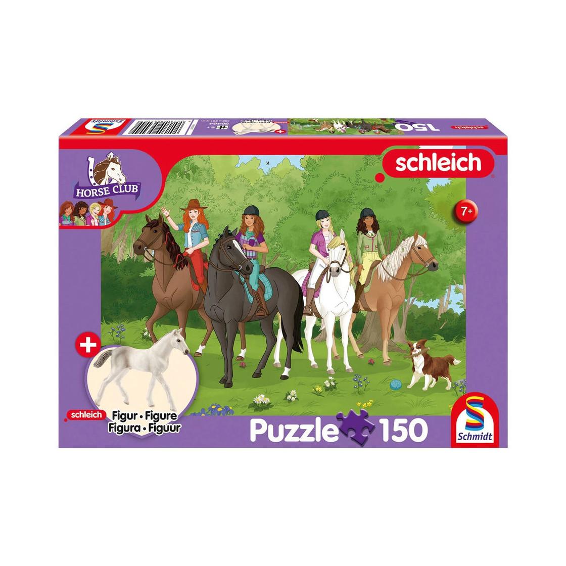 Image of Puzzle Horse Club Holstein Fohlen (inkl. Figur) (150Teile)