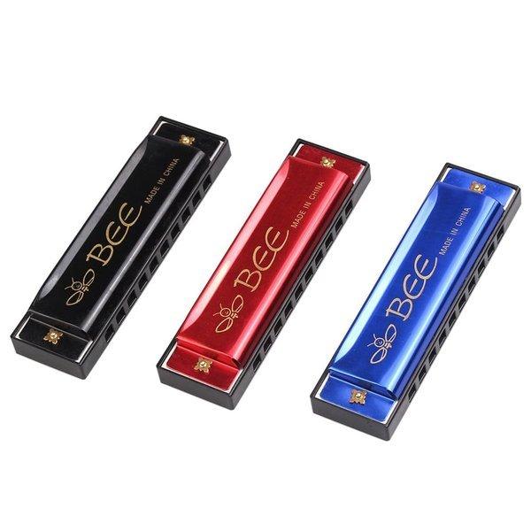 Image of Biene - Mundharmonika Rot Bunt