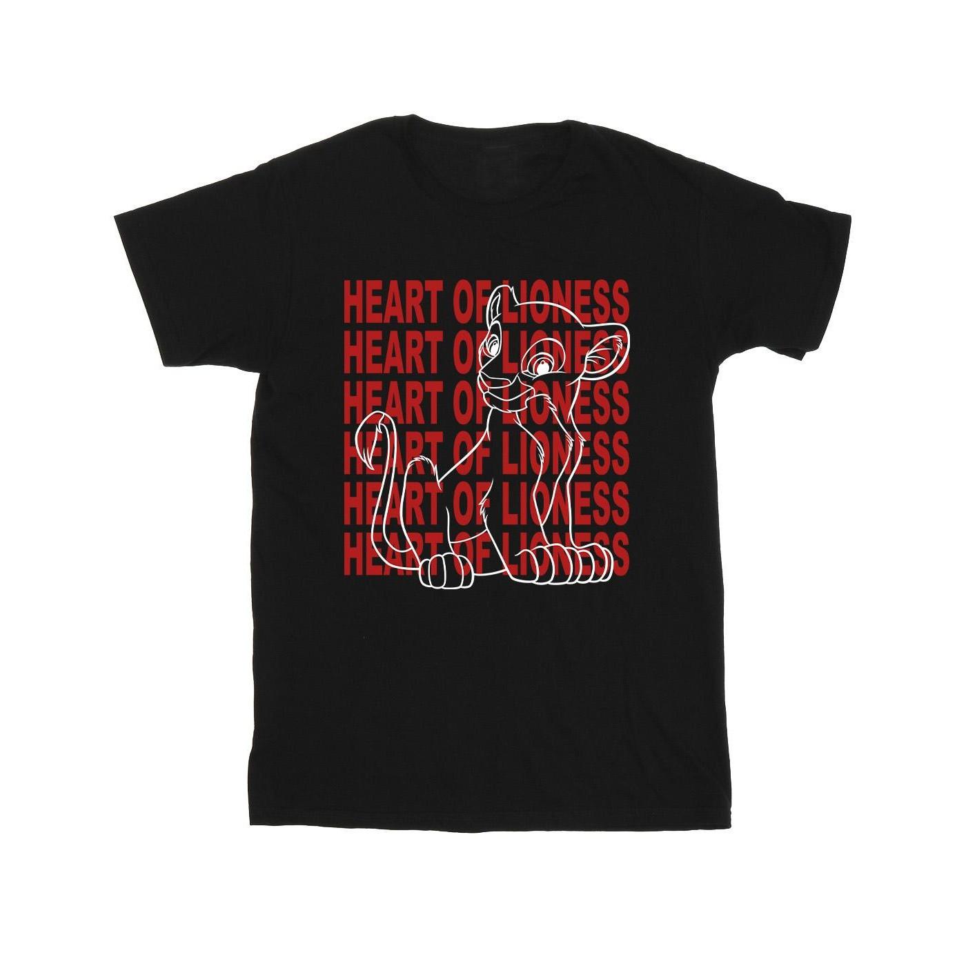 Image of The Lion King Heart Of A Lioness Tshirt Jungen Schwarz 152-158