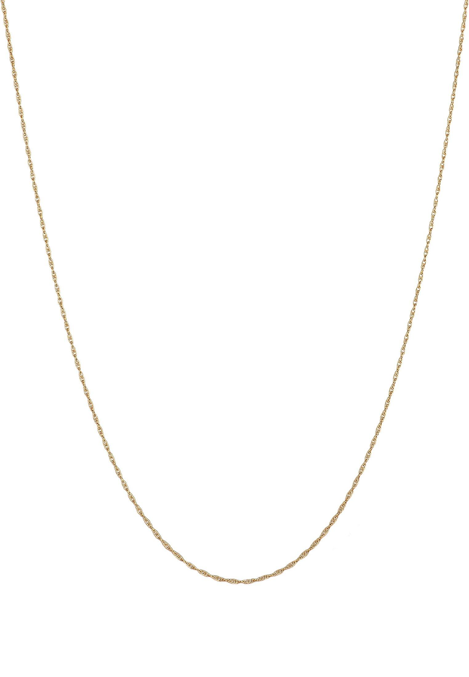 Kuzzoi  Collier Basic Gliederkette Gedreht 925 Silber 