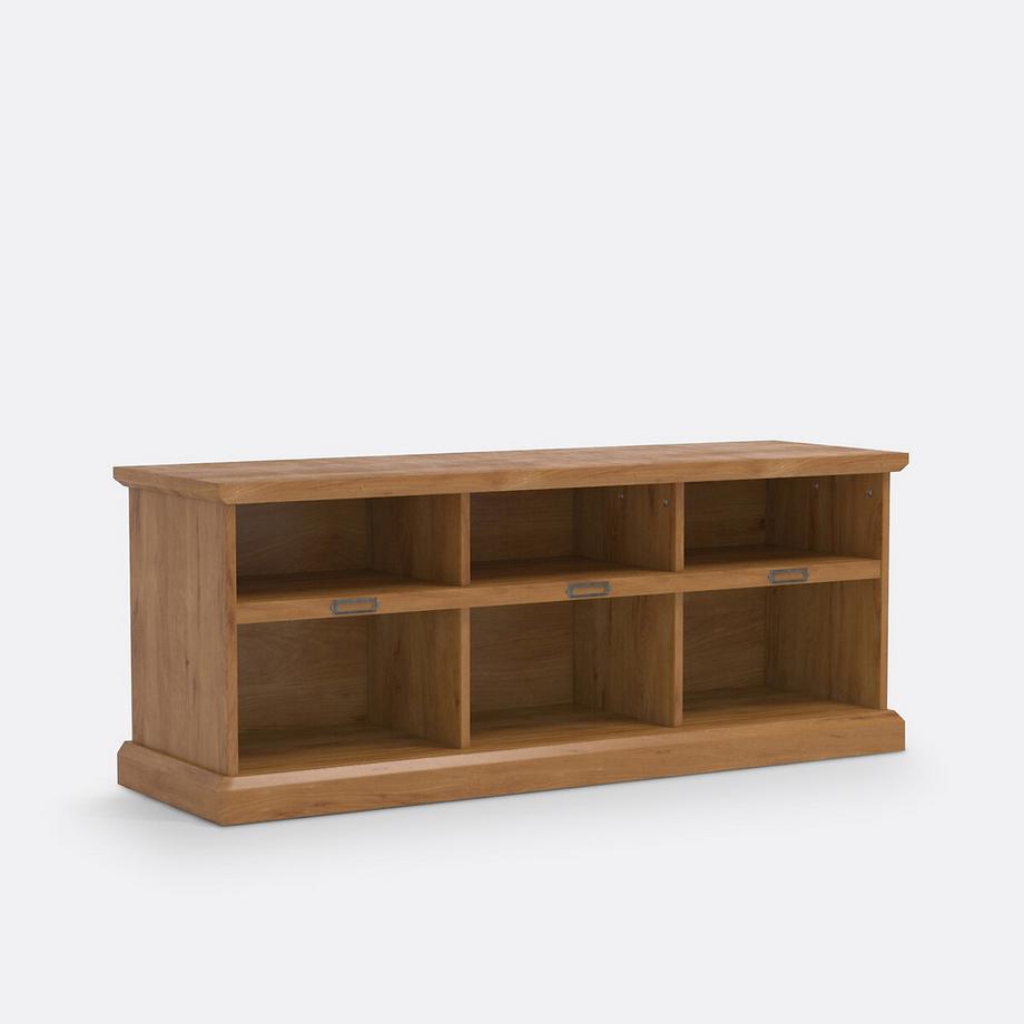 SO'HOME Meuble-banc d'entrée en pin  