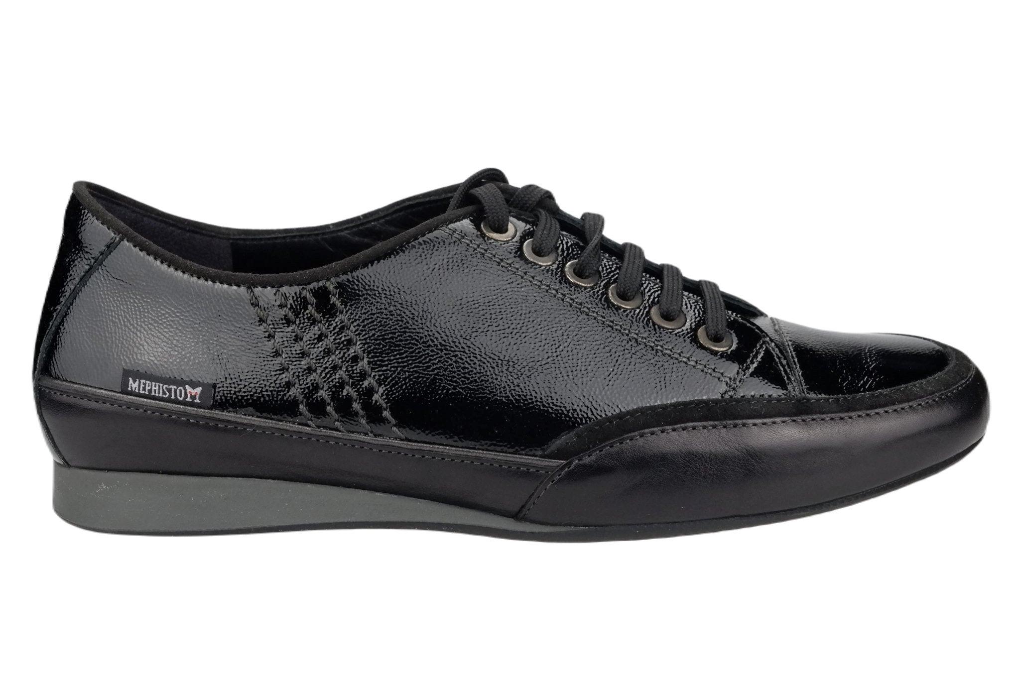 Image of Brenia - Leder Schnürschuh Unisex Schwarz 38