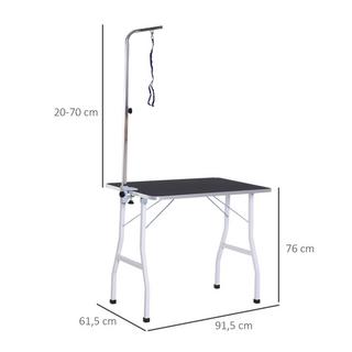 Northio  Table De Toilettage Pour Chien Avec Élingues, Pour Le Bain Domestique Et La Coupe De Cheveux, Hauteur Réglable 