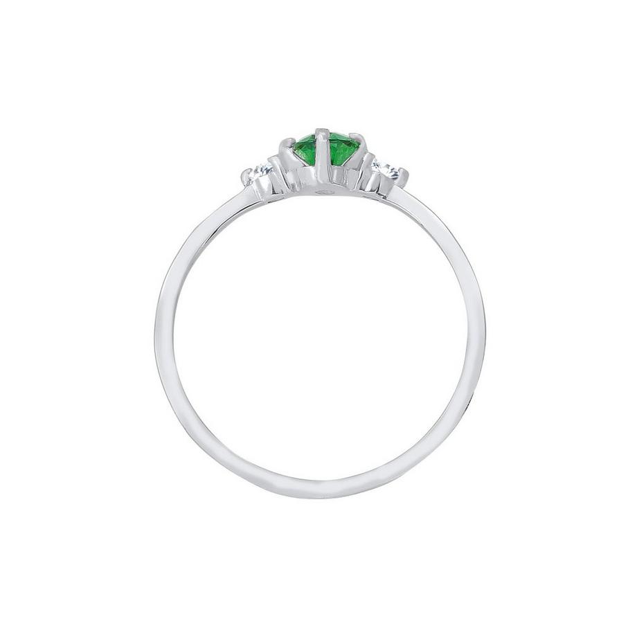 Elli  Bague Femmes Bande Élégant Avec Zirconium 