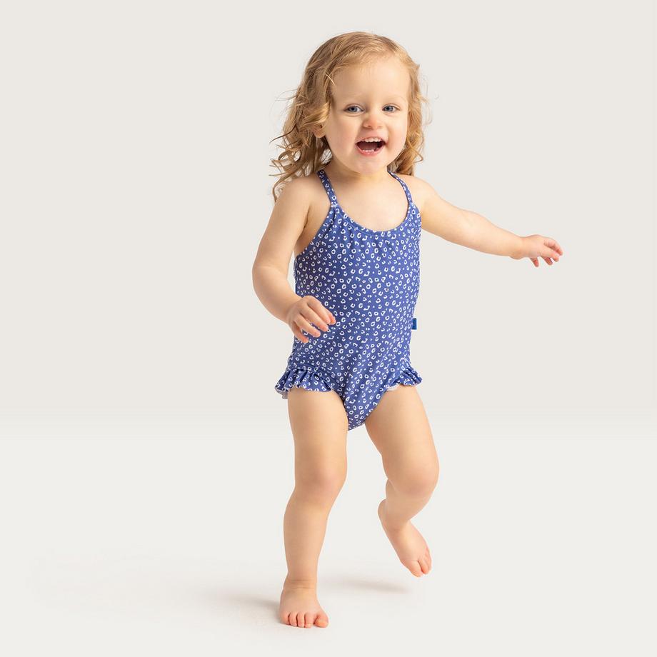 Swim Essentials  Badeanzug ädchen 1101 Blue Leopard 