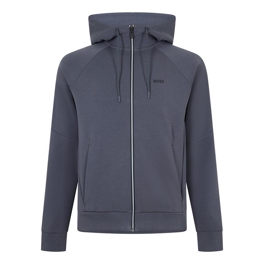 Hoodie Mit Durchgehendem Reißverschluss, Raglanärmel
