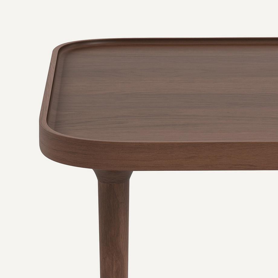 AM.PM Table basse noyer massif Magosia  