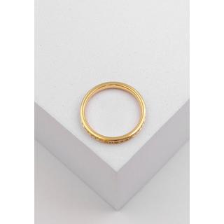 MUAU Schmuck  Mémoire Ring Diamant 0.50ct. Gelbgold 750 