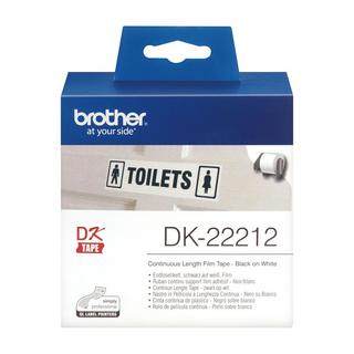 brother  Rotolo di etichette 62 mm x 15.24 m Pellicola Bianco A tenuta permanente Etichetta universale 