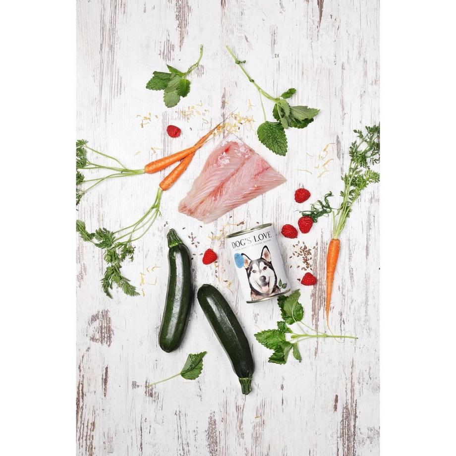 Dog's Love  Classic Adult Fisch, Amaranth, Karotte & Löwenzahn, 400 