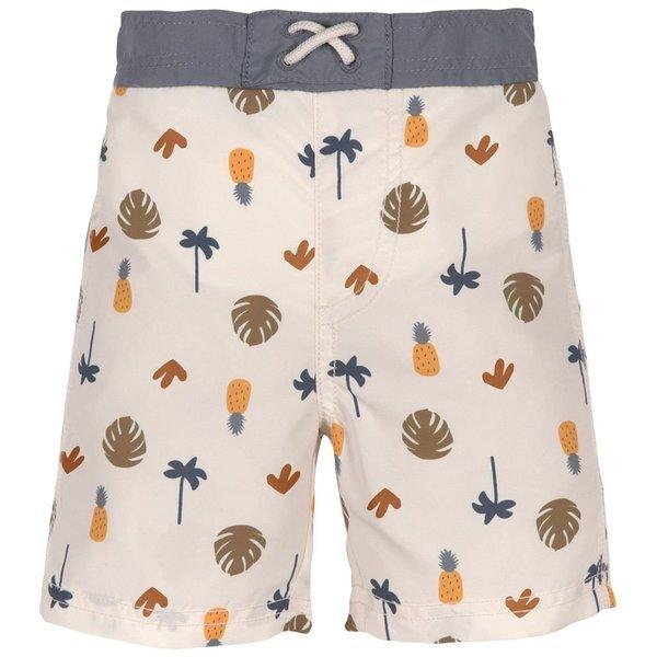 Image of LÄSSIG Badeshorts mit UV-Schutz Botanical offwhite 98 - 98