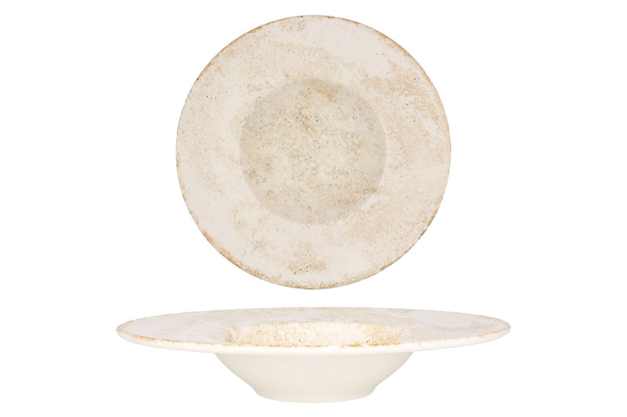 Image of Pasta Teller - Nacrous - Porzellan - 2er Set Unisex Beige ONE SIZE