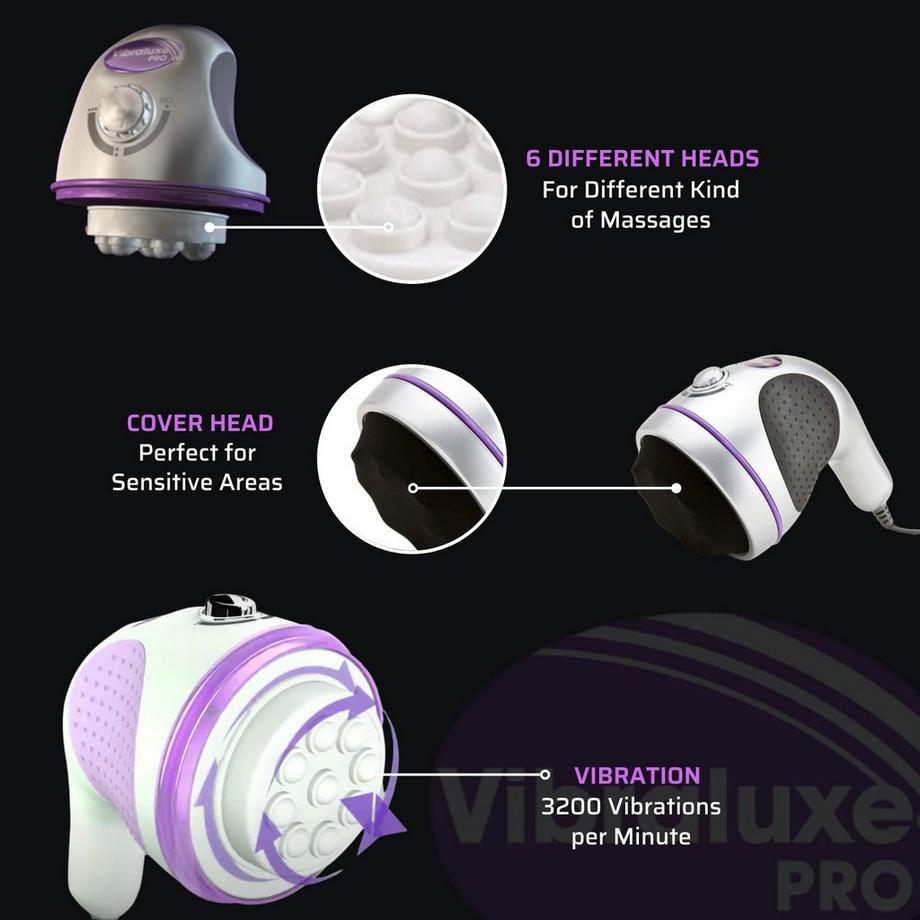 VELFORM Vibraluxe Pro-Appareil de massage anti-cellulite  