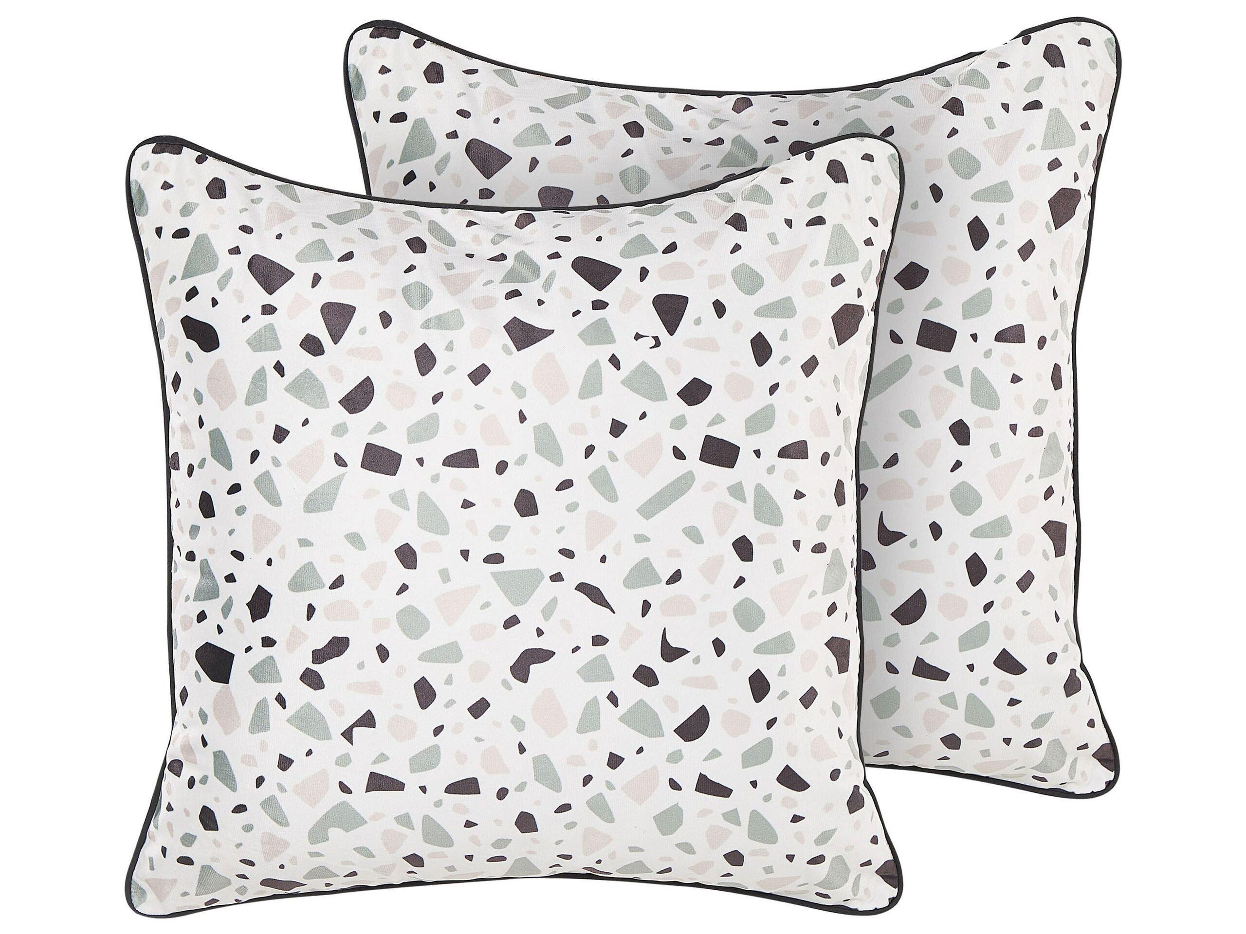 Image of Kissen 2er Set aus Samtstoff Modern LAVENDER Kissen 2er Set aus Samtstoff Modern LAVENDER