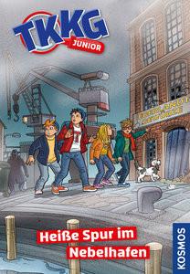 TKKG Junior, 23, Heiße Spur im Nebelhafen Schreuder, Benjamin; Julian, COMICON S.L.; Beroy + San (Illustrationen) Copertina rigida 