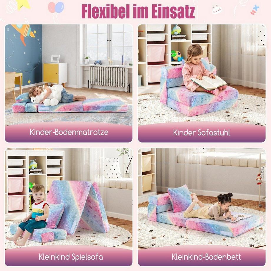 Northix Divano letto trasformabile per bambini  
